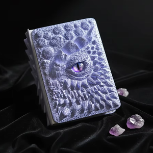Unique 3D Embossed Resin Notebook A5 Hardcover Game for DnD Player <b>Dragon</b> Design Intricate 3D Embossing Creates a Magical Fantas - Product Image 5