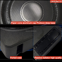 2.1 canaux voiture Android Slim Underseat Subwoofer 10 pouces porté forte basse profonde classe AB Cross 3 4 CH amplificateur de voiture classe D