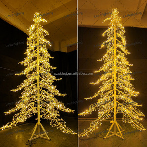 โคมไฟ LED ลาย3D คริสต์มาสกันน้ำกลางแจ้ง, ทำด้วยมือเครื่องประดับขนาดใหญ่สำหรับห้างสรรพสินค้า