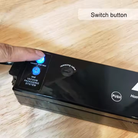 Vacumeermachine EU-stekker Gratis cadeau 10 stuks bewaarzakjes Keuken vacuümverpakkingsmachine Kleine verzegelmachine Voedsel vacuüm sealer