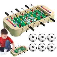 Tables de football de table en gros OEM, mini baby-foot en bois, jeu interactif de bureau pour fêtes
