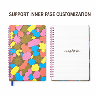 Carnet à spirale personnalisé pour étudiants, fabrication de carnets de bureau avec estampage argenté sur mesure