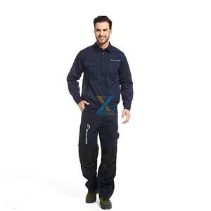 Engenheiro vestuário uniforme trabalho desgaste define jaqueta masculina e calças cargo