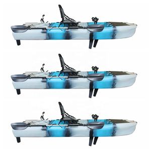 Vicking 10.5ft nouveauté système de pédale de Kayak entraînement de pédale de pêche Canoa Kayak PE <span class=keywords><strong>Kano</strong></span> plastique plastique canoë canoë moteur électrique - Product Image 6