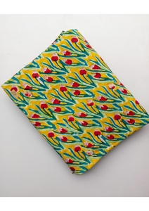 Tela de Algodón 100% Natural Orgánica Hecha a Mano en India, Diseño Floral Estampado a Mano, Ligera, Sin Coser - Product Image 5