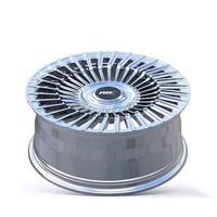Jantes forgées multi-branches Roc Custom 6061 T6 5x120 Monoblock 19 pouces pour Cadillac