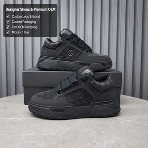 Chaussures de luxe pour hommes et femmes, haute qualité, Triple Black, baskets plateforme chunky, nouvelles. - Product Image 1