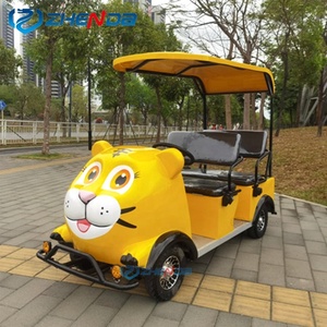CE Zhenda Brand 4 Seats Electric Sightseeing Bugggy New Tourist Bus Cartoon Shuttle Car Henan Origin - Product Image 2