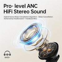 Écouteurs sans fil REMAX TWS-35 ANC - Réduction de bruit de -40 dB, 6 micros ENC, appels IA, autonomie de 27 h, Bluetooth 6.0