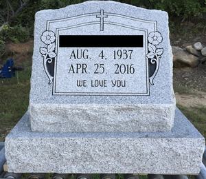 Lápida tallada a mano personalizada de alta calidad, monumento, lápida de granito gris - Product Image 6