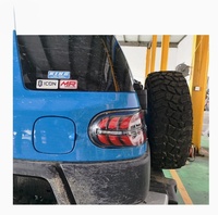Nouvel ensemble de feux arrière LED modifiés pour voiture, avec DRL, marche arrière, clignotant, frein et avertissement de brouillard, pour mise à niveau des feux arrière du FJ Cruiser 2006-2017