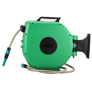 Utility retractable medical oxygen hose reel for Gardens