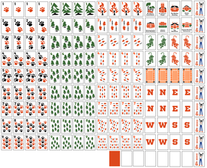 Fichas de Mahjong de Cristal Acrílico Rojo Americano Moderno de Lujo, Fichas de Mahjong Let's Go Tigers, 160 Piezas para Entretenimiento - Product Image 4