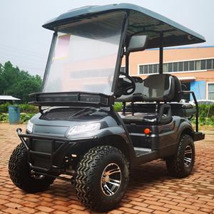 热销合法上路四人座低速电动车 48V 锂电池 25英里/小时 可折叠挡风玻璃低速电动车，适合小区通勤 - Product Image 3