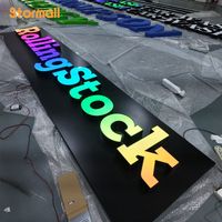 Letrero LED Personalizado para Exteriores a Todo Color, Letrero Luminoso con Logotipo a Todo Color, Letrero Programable, Letras 3D para Negocios