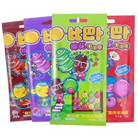 JST-0004-Bibab Chewing-gum en coton en boîte, saveur Bubble Gum, fabriqué au Royaume-Uni, friandise décontractée pour enfants, 12 pièces de 11 grammes chacune