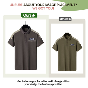 เสื้อโปโลผู้ชายแขนสั้นสำหรับฤดูร้อน แบบลำลองสำหรับธุรกิจ  รับทำโลโก้ OEM ผ้าโพลีเอสเตอร์ แห้งเร็ว - Product Image 2