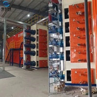 Usine de pyrolyse de pneus efficace pour transformer les pneus usagés, le plastique de rebut et les boues d'huile lubrifiante en huile combustible, système continu