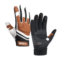 Gants de course tactiles à doigts complets pour le cyclisme et la moto, avec coussinets en gel SBR antidérapants, pour vélo de route et VTT