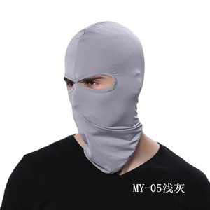Cycling Face Mask Double Hole Cat Eye Breathable Sweat Wicking Headgear For Outdoor Sports Unisex Spring Summer Use - Product Image 2