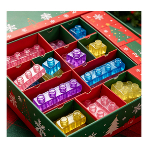 Cubos de Rompecabezas Preescolares, Kit de Construcción Suave y Colorido, Juguete de Aprendizaje Práctico y Flexible, Constructor para Tiempo Tranquilo Independiente - Product Image 4