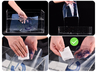 Autocollant PET imperméable adhésif transparent personnalisé Emballage de marque privée pour supermarché Promotion épicerie Garantie incluse