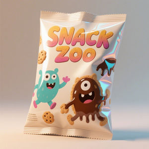 Sacs d'emballage Bicky en mylar avec impression personnalisée thermoscellable en plastique <span class=keywords><strong>de</strong></span> qualité alimentaire pour chocolat nougat <span class=keywords><strong>biscuit</strong></span> <span class=keywords><strong>caramel</strong></span> bonbons - Product Image 3