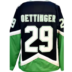 Maillots de hockey Dallas Stars pour hommes, cousus # 14 Benn # 21 Robertson # 91 Seguin # 53 Vert Noir Blanc - Product Image 3