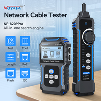 Localizador de Cables de Red NOYAFA NF-8209Pro, Medidor de Longitud, Verificador PoE, Detector de Fallas CAT5/CAT6 RJ45, 1 Año de Garantía, Alta Precisión