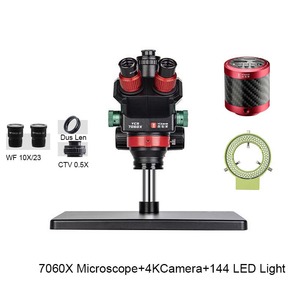 YCS 7060X超HD三眼顕微鏡大型ベース付き7-60Xズーム携帯電話用マザーボードチップPCB溶接修理ツール - Product Image 2
