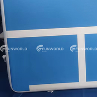 Funworldsport Commercial Drop Stitch Rebounder Air Tennis Mur Double Tissu Tennis Frapper Mur