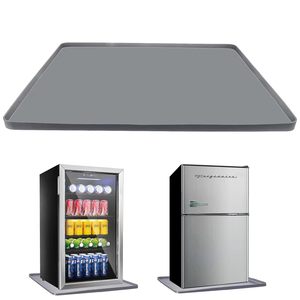 Mini Fridge Refrigerator Freezer Silicone Carpet <b>Floor</b> <b>Protector</b> <b>Mat</b> with Raised Edge Prevent Water Leakage Spills Leaks Drips - Product Image 2