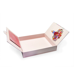 Custom Logo Luxury Double Door Open Rigid <b>Gift</b> <b>Box</b> Magnetic Two Side Duplex Open Paper Packaging <b>Box</b> - Product Image 1