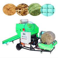 Mini Enfardelleuse-Rouleuse pour ensilage de luzerne et de maïs, Prix usine, Machine d'emballage pour ensilage d'herbe