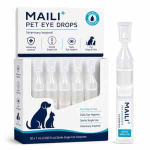 Detergente <span class=keywords><strong>per</strong></span> Macchie Lacrimali <span class=keywords><strong>per</strong></span> Animali Domestici con Logo Personalizzato, Trattamento <span class=keywords><strong>per</strong></span> Occhi Secchi e Infettati, Gocce Oculari Monouso <span class=keywords><strong>per</strong></span> Cani e <span class=keywords><strong>Gatti</strong></span> - Product Image 1