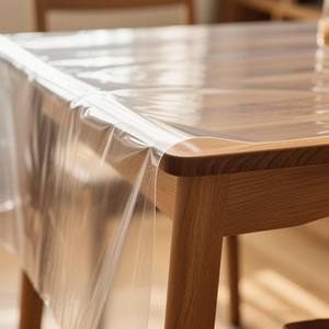 Super Clear Transparent PVC <strong>Film</strong> Rolls Soft Flexible Moisture-Proof For Household Products For Transparent Tablecloths - Product Image 2