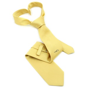 Bonita Casa de Campo Regimental China venta al por mayor corbata personalizada Grosgrain 100% seda Jacquard tejido hombres mostaza amarillo corbata <span class=keywords><strong>para</strong></span> hombres - Product Image 4