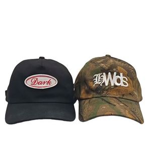 Wholesale 5-panel Curved Brim Customized Embroidery logo Unstructured Dad Caps Sport Snap Back <b>Hats</b> - Product Image 2
