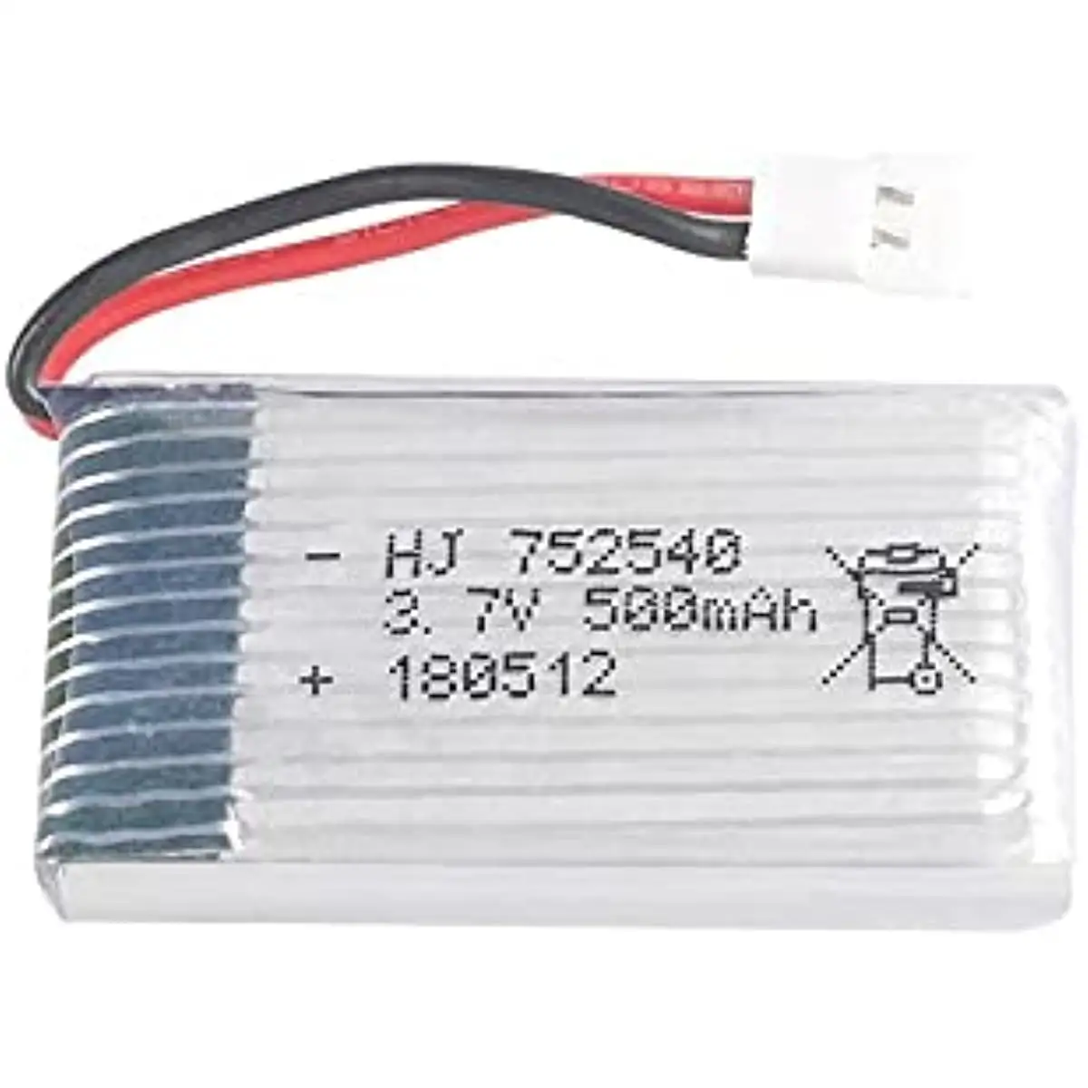 Batería Lipo de 3,7 V y 500mAh para Dron Rc, cuadricóptero Syma X5 X5C X5SC X5SW Cheerson, batería de polímero de litio Skytech M68