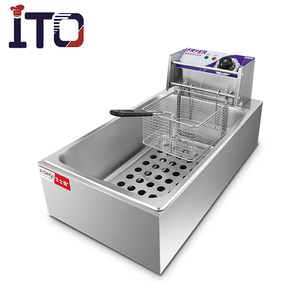 Freidora de <span class=keywords><strong>patatas</strong></span> <span class=keywords><strong>fritas</strong></span> de acero inoxidable, equipo de cocina de Gas, máquinas de aperitivos comerciales, freidora eléctrica de <span class=keywords><strong>patatas</strong></span> <span class=keywords><strong>fritas</strong></span> - Product Image 3