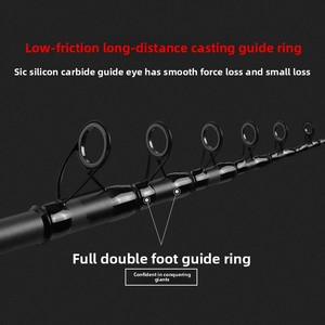 Canne à pêche en mer pour lancer à longue distance, ensemble carbone ultra-léger, action rigide 2-3m pour <span class=keywords><strong>carpe</strong></span> <span class=keywords><strong>argentée</strong></span> et <span class=keywords><strong>carpe</strong></span> à tête de poulpe, vente en gros - Product Image 3