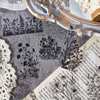30 autocollants par paquet, série Shadow Narrative, autocollants décoratifs rétro pour journal, autocollants DIY