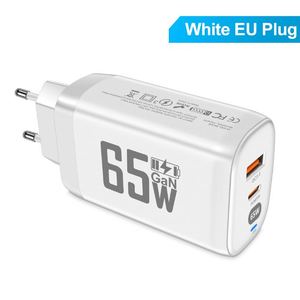 Computer Laptop <b>Adapter</b> Gallium Nitride GaN PD65W Fast Charger QC3.0 <b>Type</b>-<b>C</b> <b>USB</b> Ports Short Circuit Protection for U.S. UK - Product Image 5