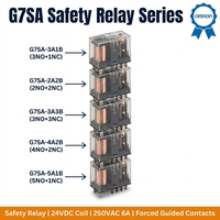 Relais de sécurité Omron G7SA-3A1B/3A3B/2A2B/4A2B/5A1B/Prise P7SA-10F/14F-ND pour automatisation industrielle PLC certifiée CE