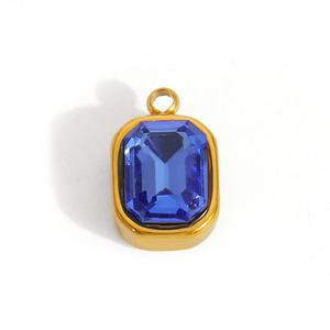 Accesorios de joyería DIY de acero inoxidable, formas mixtas, circonita cúbica para la fabricación de collares - Product Image 5