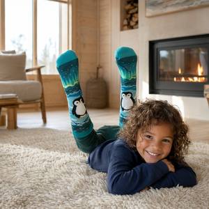 <span class=keywords><strong>Chaussettes</strong></span> de <span class=keywords><strong>ski</strong></span> pour enfants en gros, <span class=keywords><strong>chaussettes</strong></span> d'hiver chaudes en laine épaisse, <span class=keywords><strong>chaussettes</strong></span> de <span class=keywords><strong>ski</strong></span> d'extérieur pour enfants, logo personnalisé - Product Image 2