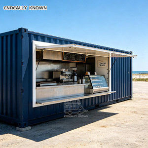 Café de luxe avec comptoir en acier inoxydable, restaurant mobile en conteneur à aménagement personnalisé - Product Image 5