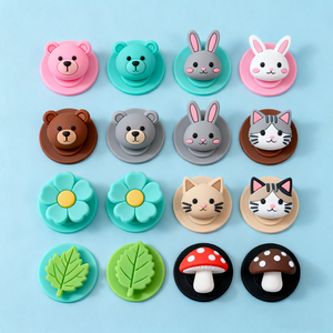 Tapa <span class=keywords><strong>de</strong></span> <span class=keywords><strong>Silicona</strong></span> <span class=keywords><strong>para</strong></span> Vasos con Diseño <span class=keywords><strong>de</strong></span> Animales, Personalizable, con Sellado al Vacío, Antiderrames, con Patrón <span class=keywords><strong>de</strong></span> Flores, Resistente al Calor y al Polvo - Product Image 3