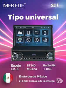 Mekede Mexico kho âm thanh xe hơi đài phát thanh FM HD Video BT chức năng Para coche phổ reproductor de DVD Android <span class=keywords><strong>Auto</strong></span> SWC - Product Image 2