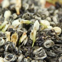 Jasmin duftender Biluochun Grüntee Blätter Chinesische Jasmin Blume Bi Luo Chun Lose blatt Schnecke Grüner Tee Jasmin Perle Grüner Tee